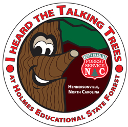 Talking Tree illustrated Tree Trail Sticker